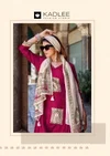 Royal Queen By Kadlee Gajji Silk Kurti With Bottom Dupatta
